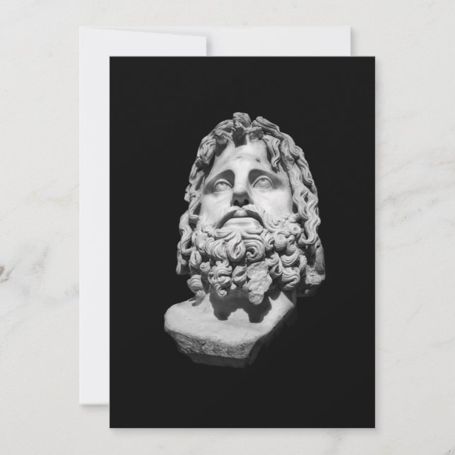 Greco Roman Bust Mitteilungskarte (Vorderseite)