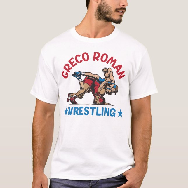 Greco Roman Wrestling T-Shirt (Vorderseite)