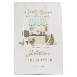 Gree Bauern Market Vor Ort wachsen Baby Dusche Gef Mittlere Geschenktüte