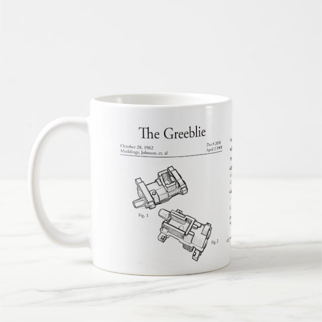 Greeblie Patent-Tasse Kaffeetasse (Links)