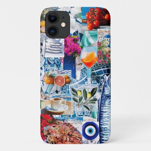 Greece vacay collage case (Rückseite)