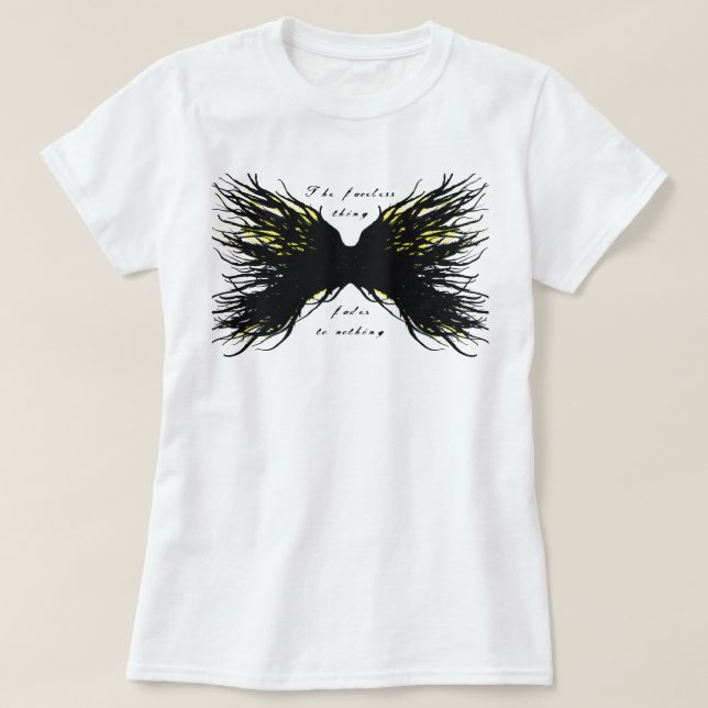 Greed Abstract 7 Deadly Sins Alcohol Ink Art T-Shirt (Design vorne)