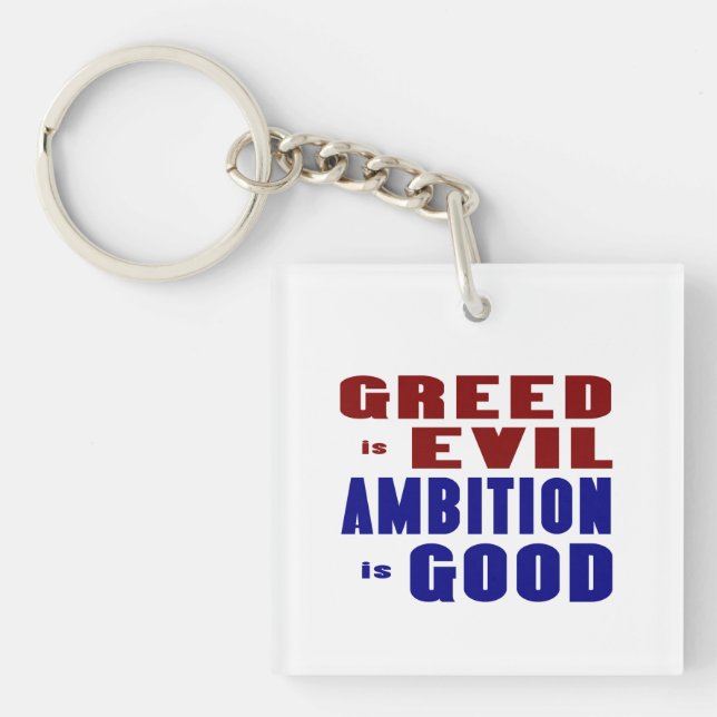 Greed and Ambition Schlüsselanhänger (Vorderseite)