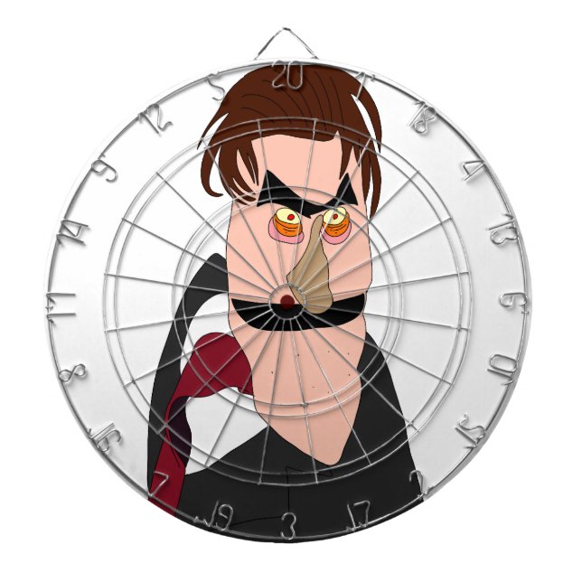 Greedy man Puppet Dartboard Dartscheibe (vorne)