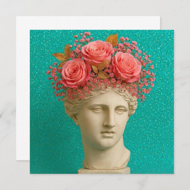 Greek Ancient Greeting Card. Karte (Vorne/Hinten)