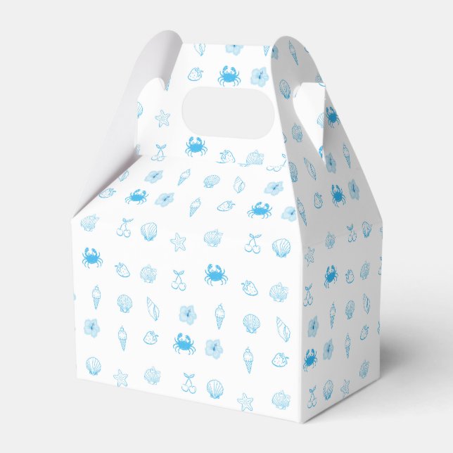 Greek Beach Minimalist Geschenkschachtel (Vorderseite)