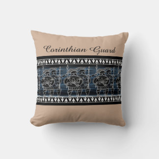 Greek Black Figur Troop Kissen