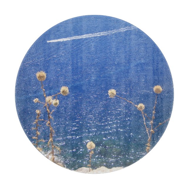 Greek Blue Sea Schneidebrett (Vorderseite)