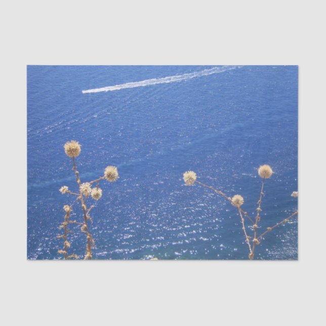 Greek Blue Sea Seidenpapier (Vorderseite)