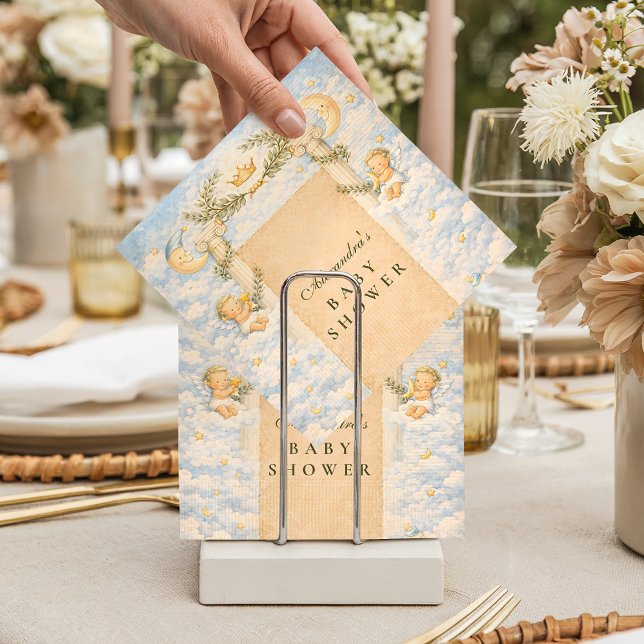 Greek Classic Columns Baby Shower Serviette (Von Creator hochgeladen)