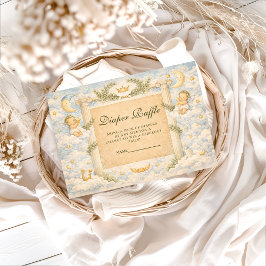 Greek Classic Columns Diapper Raffle Begleitkarte