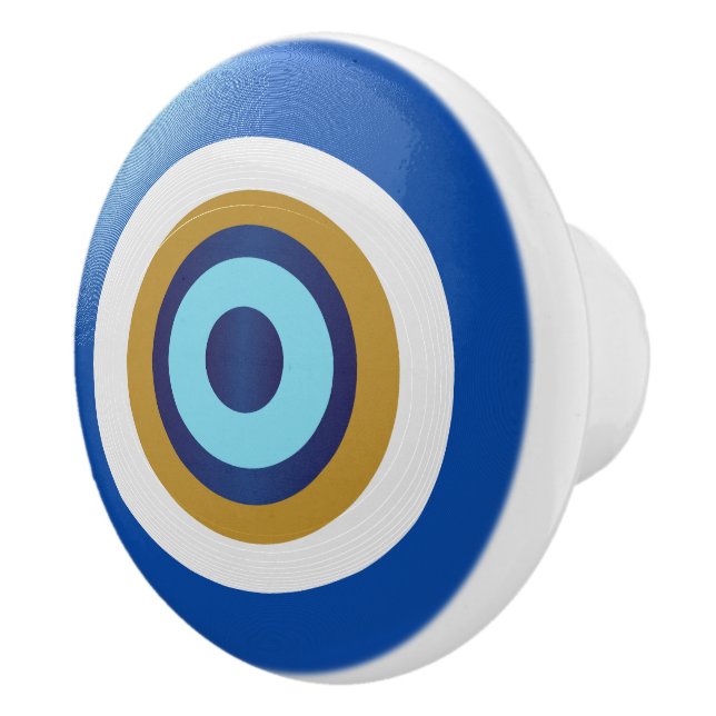 Greek Eye Design Keramikknauf (Rechts)