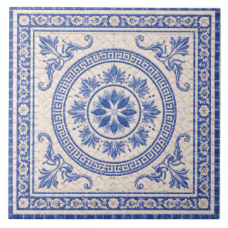 Greek Floral Medallion – Decorative Ceramic Tile Fliese