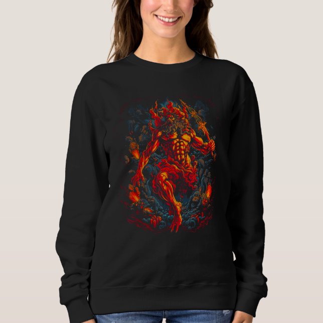 Greek Mythology Hades God of Death Sweatshirt (Vorderseite)