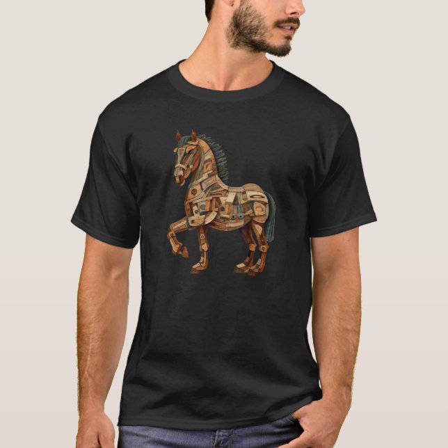 Greek Mythology The Odyssey Greek History Trojan H T-Shirt (Vorderseite)
