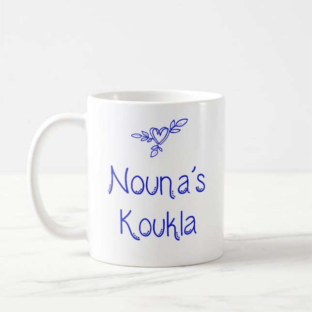 Greek Nouna's Koukla Mug  Kaffeetasse (Links)
