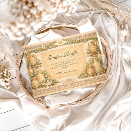 Greek Olive Diapper Raffle Begleitkarte