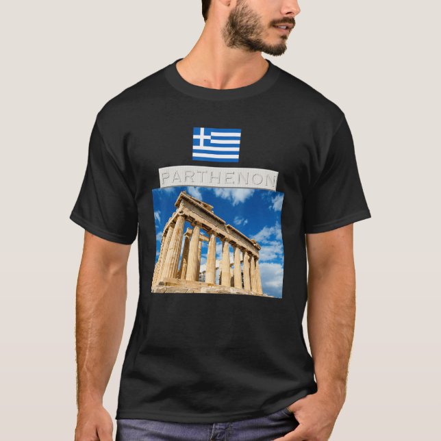 Greek Parthenon Greece T-Shirt (Vorderseite)