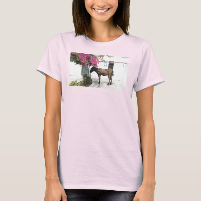 GreekIslandHouse.com Donkey Mascot T-Shirt (Vorderseite)