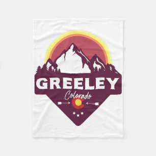 Greeley Colorado Co Rocky Mountains Wandern Skifah Fleecedecke