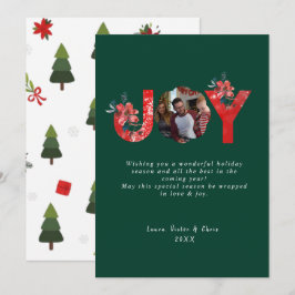 Green 1 Foto JoSimple Custom Christmas Feiertagskarte