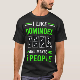 Green 3 People Dominos T-Shirt