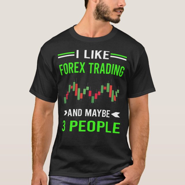 Green 3 People Forex Trading T-Shirt (Vorderseite)