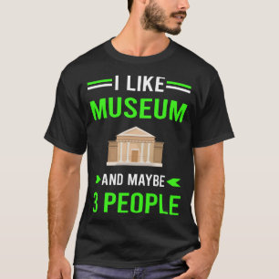 Green 3 People Museum T-Shirt