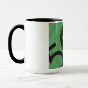 Green 50 Decade Geburtstag Tasse