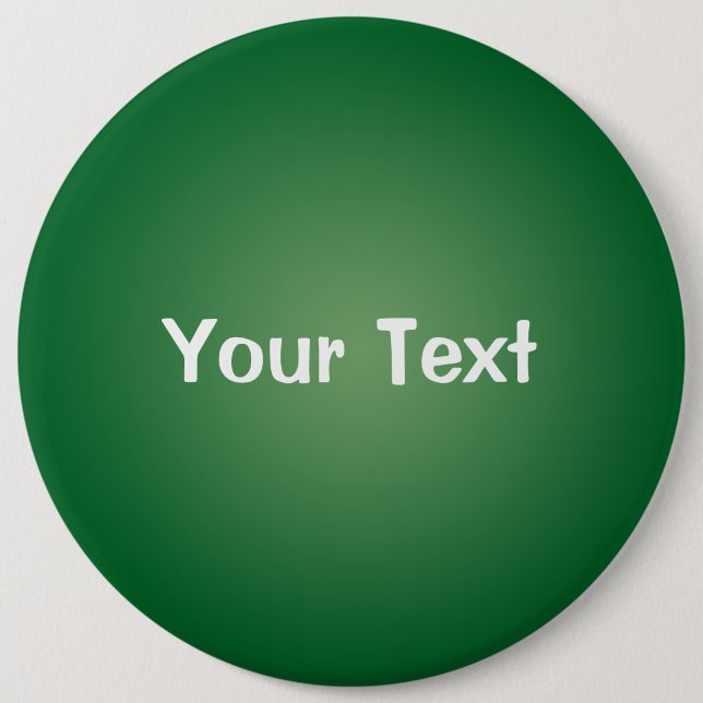 Green 6"-Vorlage für benutzerdefinierte Text Button (Vorderseite)