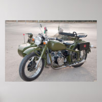 Green 750B-2 Motorrad mit Beiwagen