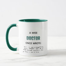 Green A Wise Doctor schrieb einmal lustige Neuigke