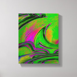 Green Abstract Canvas Print Leinwanddruck