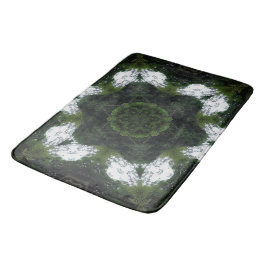 GREEN ABSTRACT DRAWING. SAMER BRASIL 1 BADEMATTE