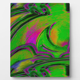 Green Abstract Plaque Fotoplatte