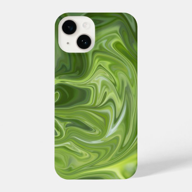 Green Abstrakt Mobile Case iPhone Hülle (Rückseite)
