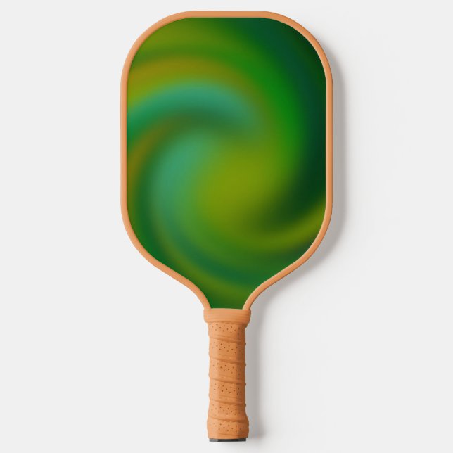 Green Abstrakt Pickleball Paddle (Vorderseite)