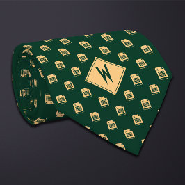 Green Accountant Spreadsheet Krawatte