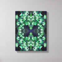 Green African Daisy Blume Abstrakt