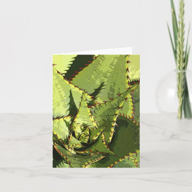 Green-Agave-Karte Karte (Vorderseite)