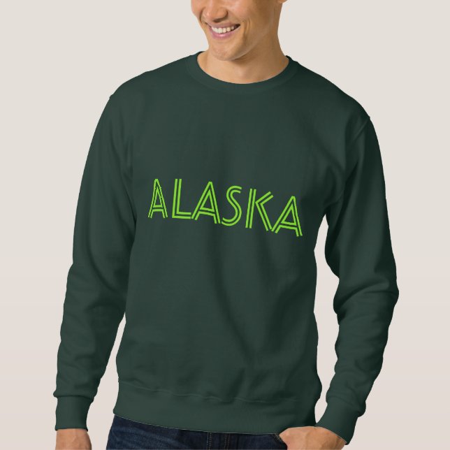 Green Alaska Sweatshirt (Vorderseite)
