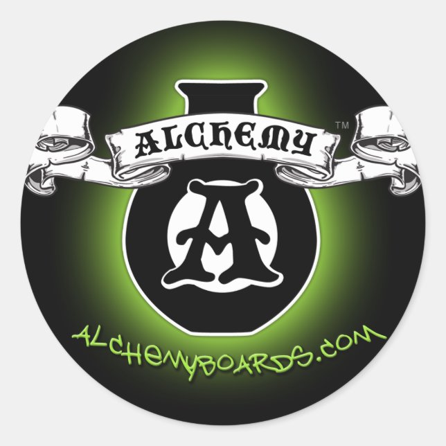 Green Alchemy Sticker (Vorderseite)