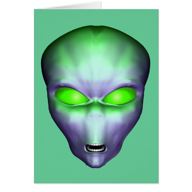Green Alien Face (Vorne)