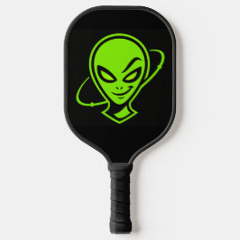 Green Alien Good Luck Pickleball Schläger