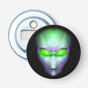 Green Alien Head Flaschenöffner