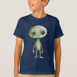 Green Alien Martian Funny Boy's Shirt<br><div class="desc">Let your little space explorer shine on his big day with this Alien Birthday Boy T-Shirt! Featuring a fun and friendly alien design,  bold space graphics,  and customizable text,  this shirt is perfect for the star of the celebration.</div>