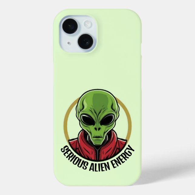Green Alien Phone Case (Rückseite)
