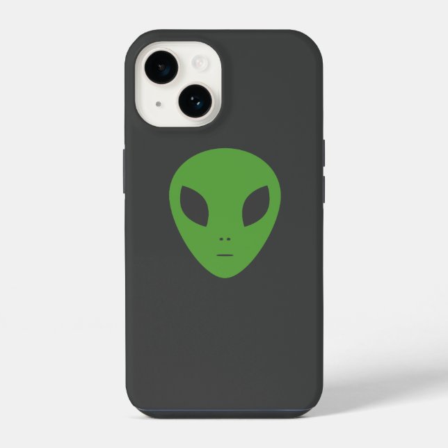 Green Alien Phone Case iPhone Hülle (Rückseite)