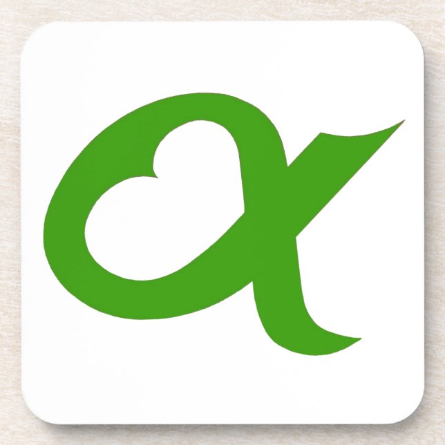 Green Alpheart Untersetzer (Vorderseite)