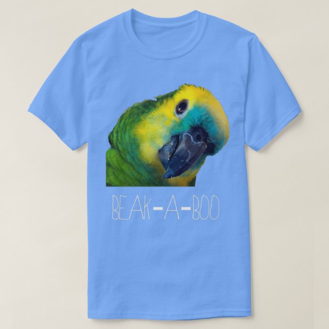 Green Amazon Parrot Bird Funny T-Shirt (Design vorne)